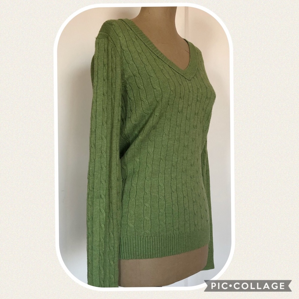 Moss Green LOFT Sweater